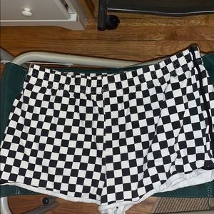Checkered Gym Shorts